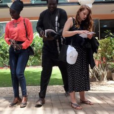 Institut français de Dakar à quelques heures du coup d'envoi (...) © Arnaud Galy - Agora francophone 